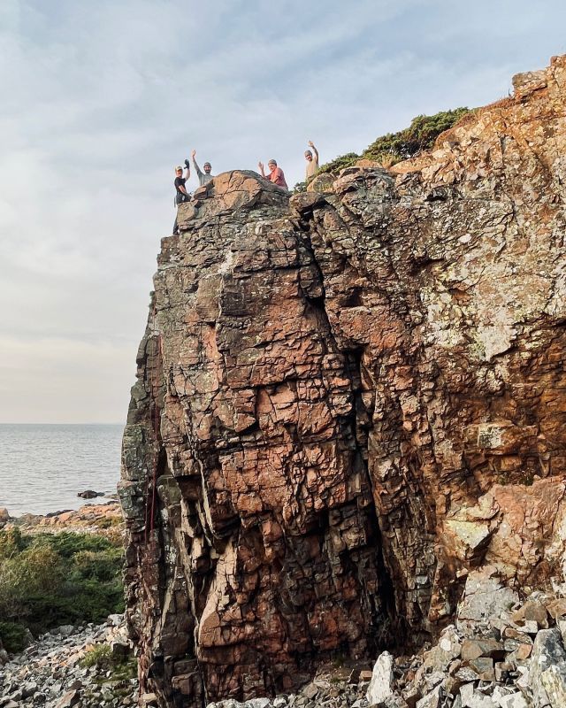 🧗🏼Abseiling at Hovs Hallar! Magical evening with lovely guests.